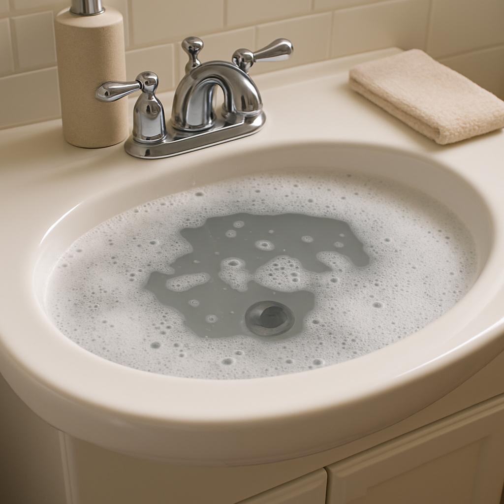 clogged sink Javelin Tub & Sink Treatment