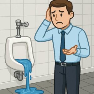 when to call a plumber for a clogged urinal