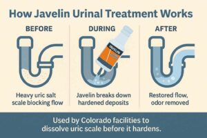 how javelin urinal treatment works in colorado climate