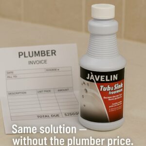 How to avoid an expensive plumbers bill with javelin tub and sink treatment